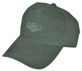 Adjustable Twill Cap with Embroidered Buffalo Logo - Forest