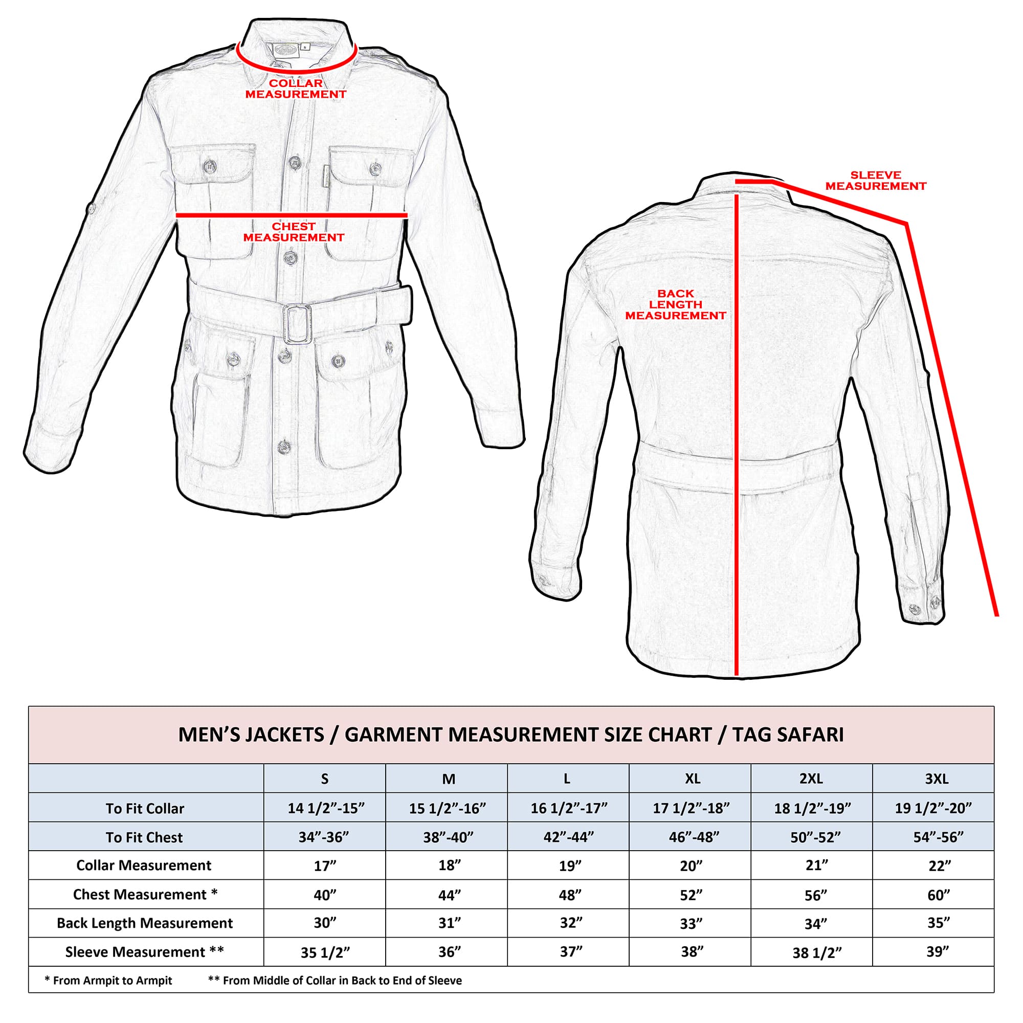 Safari Jacket for Men--13