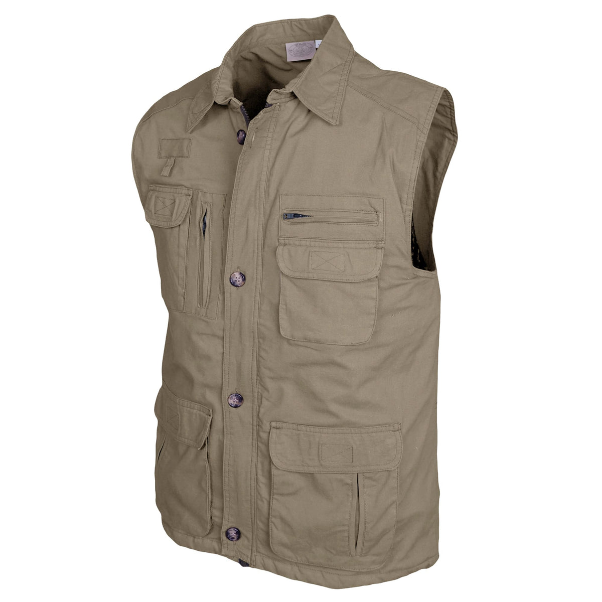 Men's Travel Vest with Zippered Security Pockets | TAG® Safari