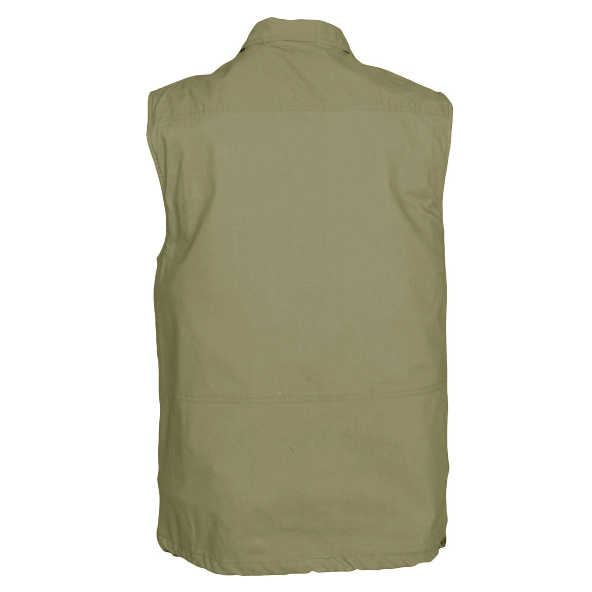 Tag Safari Travel Vest for Men, 100% Cotton, Utility, Multi Pocket, Perfect for Hunting Games (Khaki, X-Large)