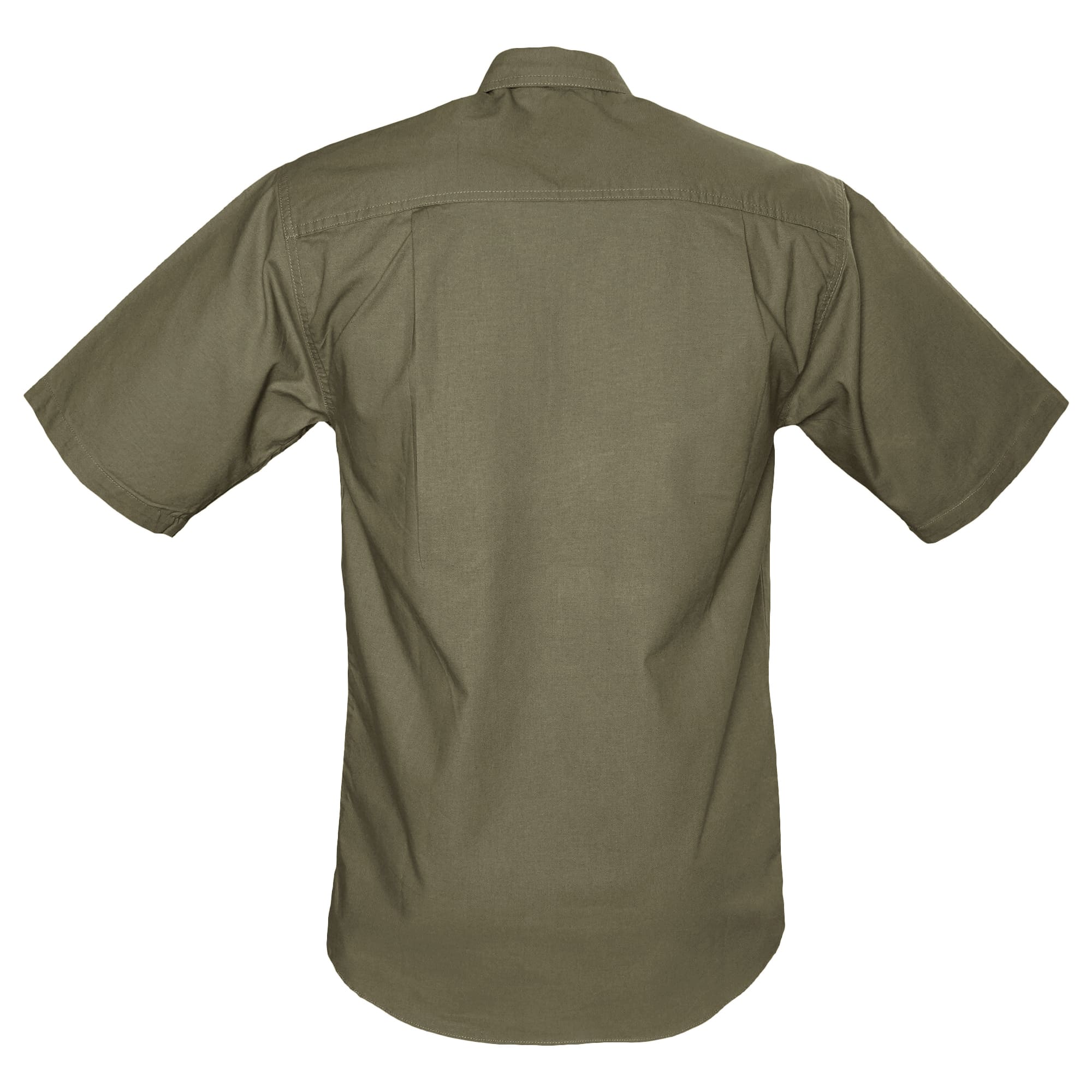 Tag Safari Men's Trail Short Sleeve Shirt W Chest Pockets (Khaki, Small)