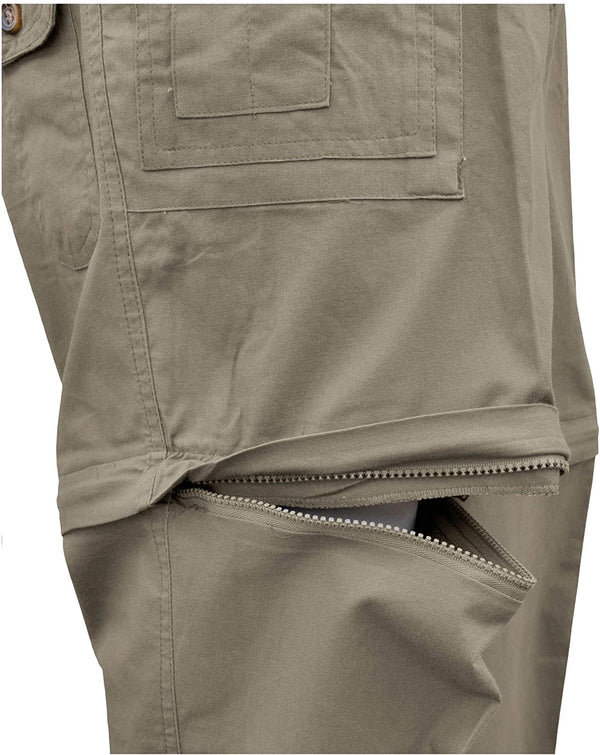 Zambezi Convertible Zip off Safari Pants for Men