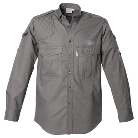 Shooter Shirt for Men with Embroidered Buffalo Logo - L/Sleeve